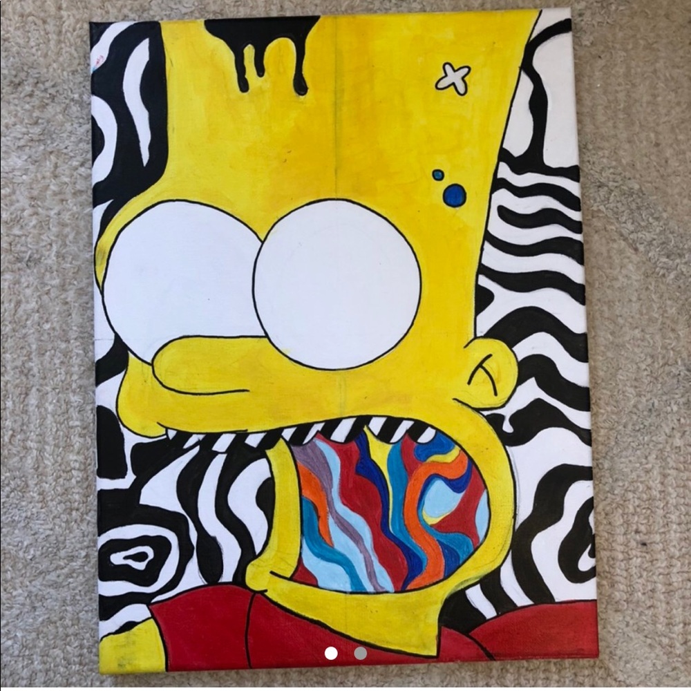 Bart Simpson Painting